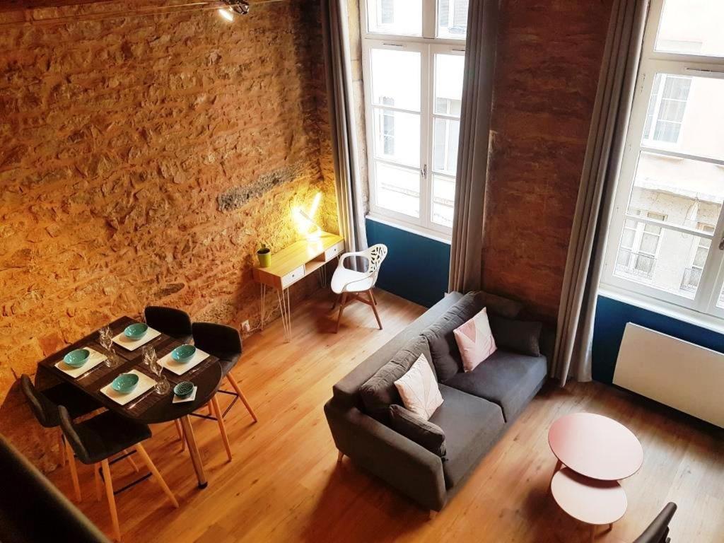 Charmant Appartement Style Canut Pentes Croix Rousse Lyon Kültér fotó