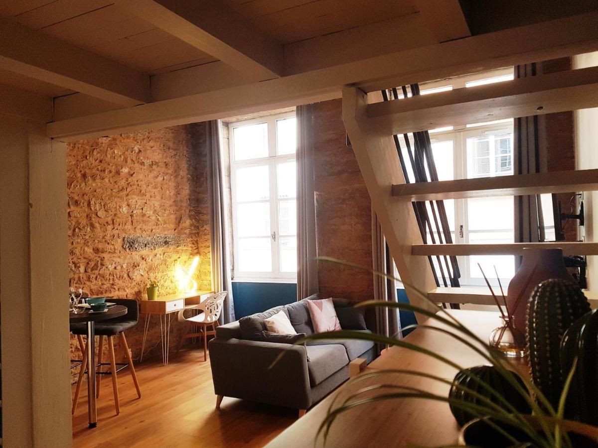 Charmant Appartement Style Canut Pentes Croix Rousse Lyon Kültér fotó