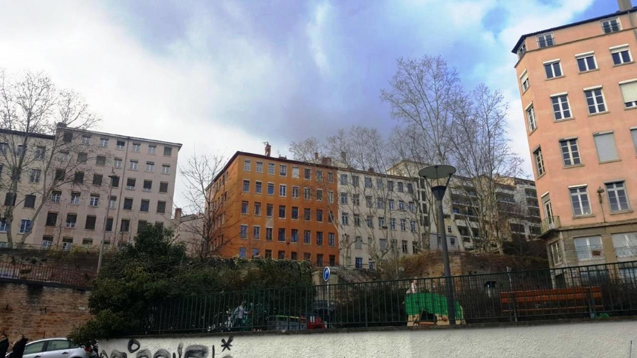 Charmant Appartement Style Canut Pentes Croix Rousse Lyon Kültér fotó
