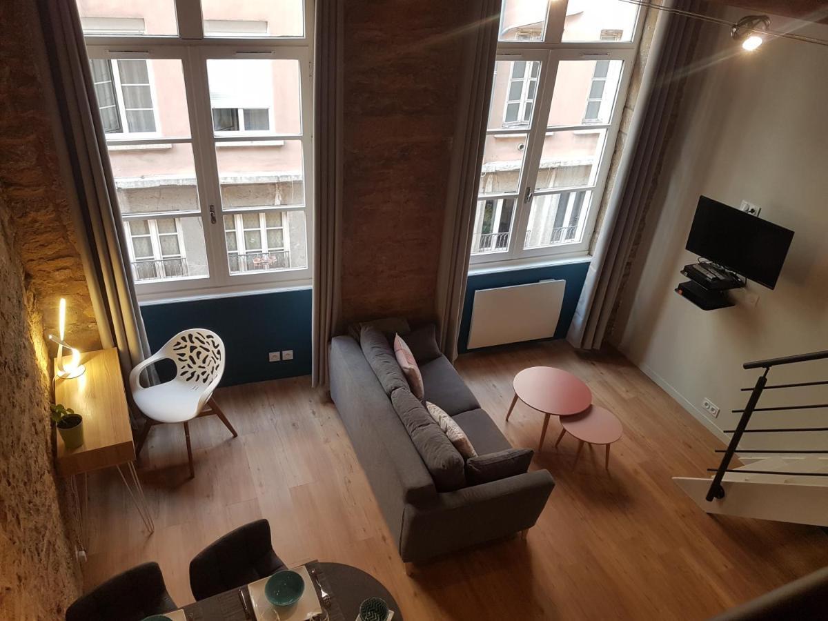 Charmant Appartement Style Canut Pentes Croix Rousse Lyon Kültér fotó